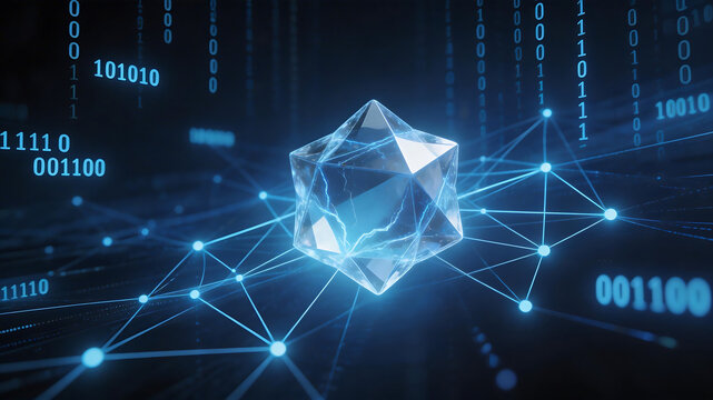 Crystal star in digital network