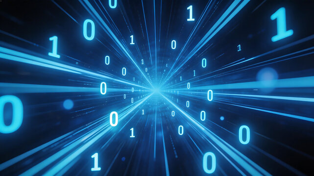 Digital binary code tunnel