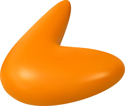 3D Fried chicken wing icon