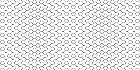Curved net pattern. Seamless design for sportswear or equipment like soccer goals, volleyball nets, basketball hoops, hockey nets, and athletic gear. © Musrifah