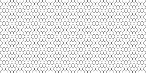 Curved net pattern. Seamless design for sportswear or equipment like soccer goals, volleyball nets, basketball hoops, hockey nets, and athletic gear. © Musrifah