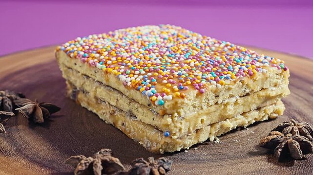 Traditional Peruvian Turron de Do&ntilde;a Pepa Dessert.