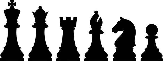 Chess Pieces Silhouette © Ruhane