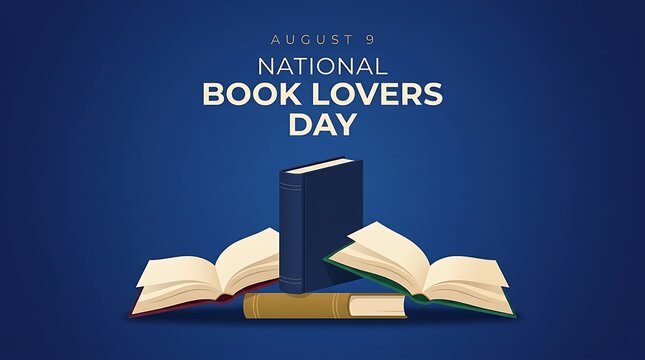 Celebrate national book lovers day on august 9th with open books and reading