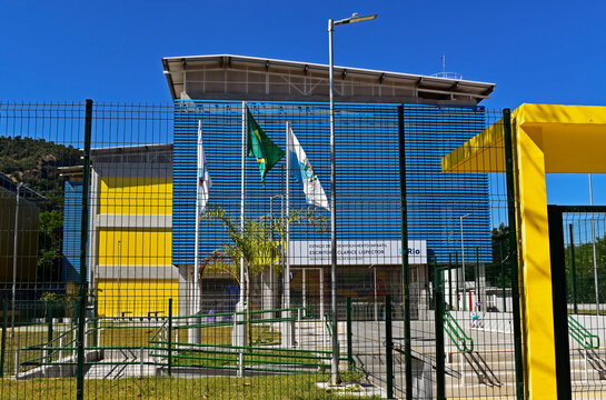 RIO DE JANEIRO, BRAZIL - MAY 7, 2024: Rio de Janeiro City Hall School Factory in Itanhanga neighborhood
