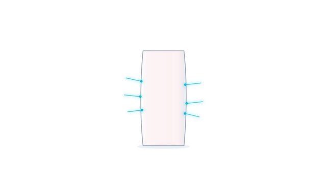 Anatomical diagram of the blood brain barrier structure