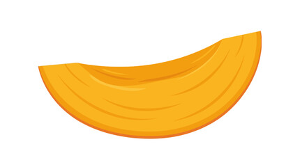 Yellow banana icon, fruit symbol, food illustration, vector graphic © MSTMANWARA