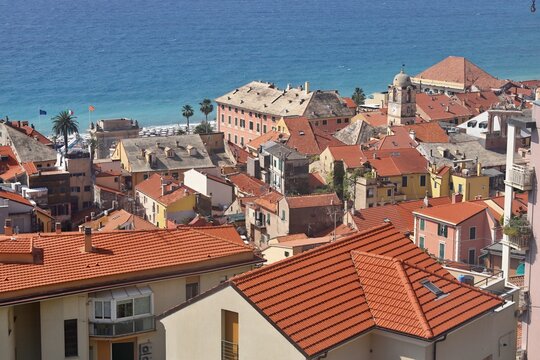 Finale ligure vista dall''alto