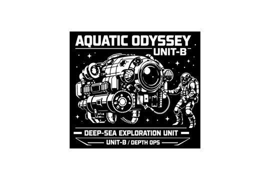 Deep Sea Exploration Submarine Unit.