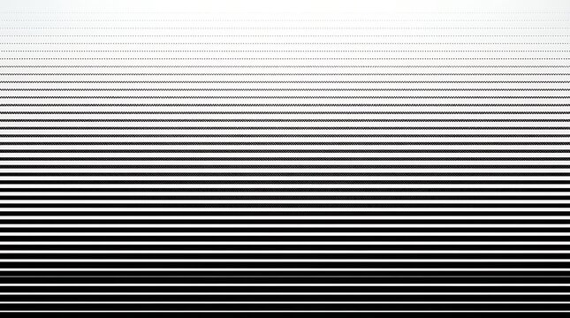 Minimalist Black and White Horizontal Line Pattern Background