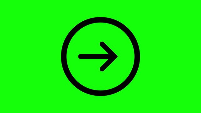 Animated looping swipe arrow direction looping arrow loading and navigation