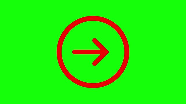 Animated looping swipe arrow direction looping arrow loading and navigation