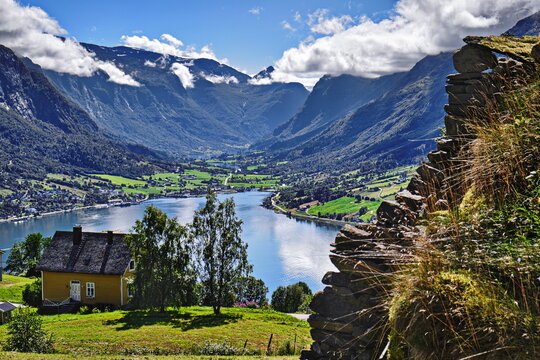 Idylle in Norwegen, Stryn am Nordfjord,
