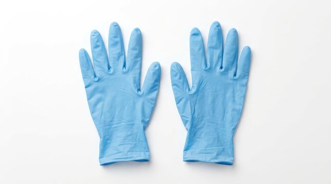 Disposable medical gloves for healthcare professionals latex or nitrile gloves