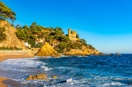 Lloret de Mar, Costa Brava in Spain's Catalonia region