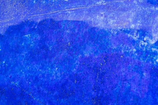 surface of polished natural lapis lazuli rock