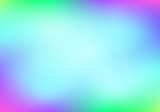 Abstract pastel gradient background with flowing wavy line pattern