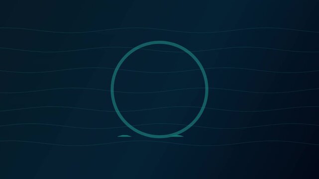 Rising Wave Gauge 3 Abstract Water Loading Animation Loop