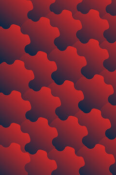 red puzzle background