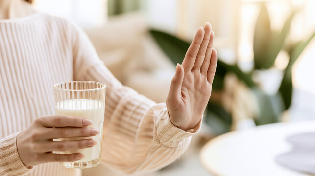 「牛乳はいりません」：アレルギーや不耐症を示す手のサイン
