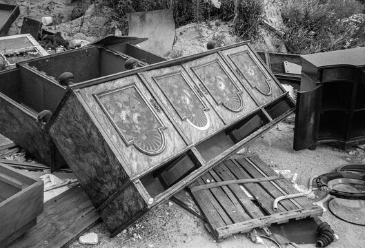 Discarded Wardrobe Pile