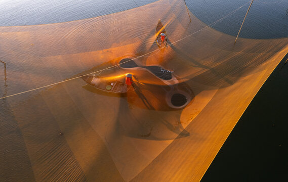 Fishing Net From Above