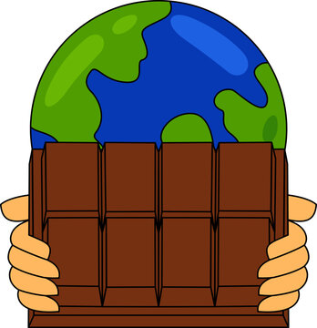 World Chocolate Day Vector Illustration