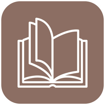 Vector Design Bibliography Icon Style