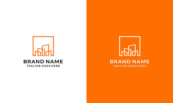 Building concept logo icon vector template