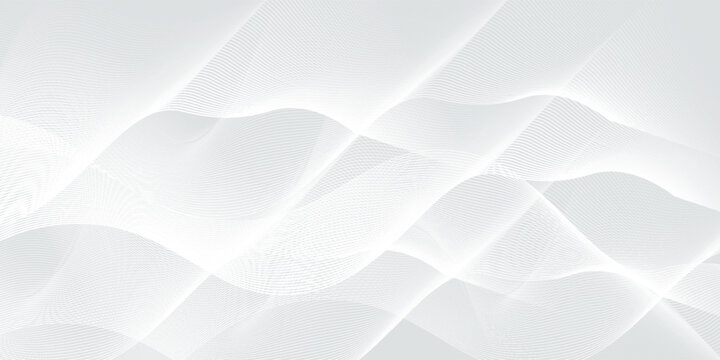 Premium background design with white line pattern (texture) in luxury pastel colour. horizontal vector template