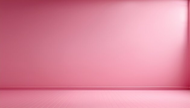 minimal pastel pink seamless studio background with smooth wall and floor