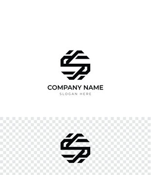 SSC Monogram Logo Design, Minimalist Letter SSC Initial Lettermark Vector