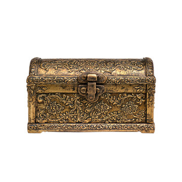 Treasure chest closed, asset stock