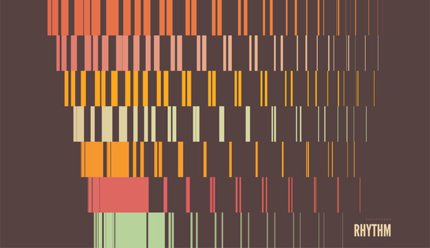 Striped linear pattern. Dynamic structure with slanted lines of varying thickness (thin and thick stripes). Transition effect. Geometric background. Illustration for presentation or digital design.