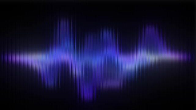 Abstract Neon Gradient Sound Wave Background with Vibrant Color Spectrum and Vertical Light Bars