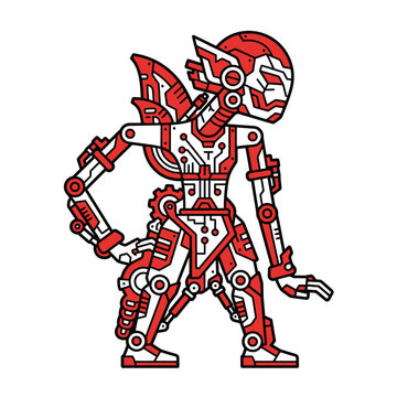 Futuristic Indonesian Culture Vector Illustration Set with 258 Objects EPS Clip Art