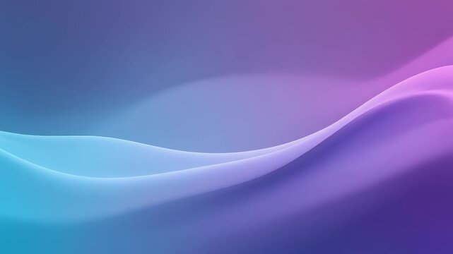 Abstract smooth purple wave background, soft elegant gradient curve motion