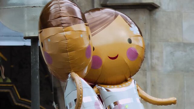 Nahaufnahme von LGBTQ+-Pride-Luftballons beim Christopher Street Day in M&uuml;nchen