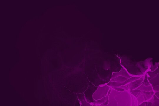 Abstract Purple Fluid Marble Frame Background
