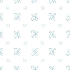 Stylish calligraphic wavy line ornamental seamless pattern. Abstract vintage flourish vignette seamless texture for fabric design, wallpapers, textile. © Terriana