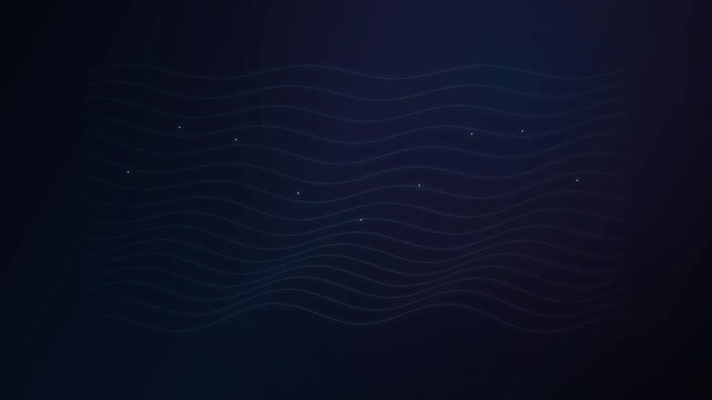 Dark background with wavy lines and subtle glowing effect visible