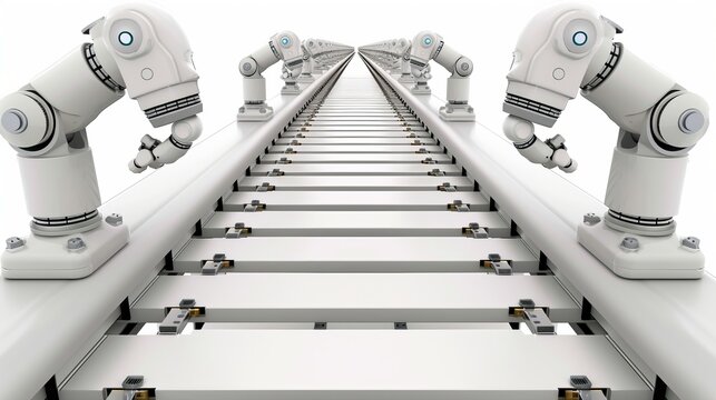 Advanced Robotic Automation System for Smart Manufacturing in High-Tech Industrial Environments