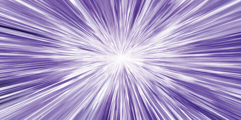 Obraz premium Purple light speed warp tunnel with radiant energy rays and motion blur hyperspace abstract background intensity velocity technology dimension movement illusion cosmology adventure