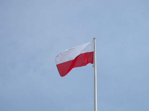 Polish flag of Poland