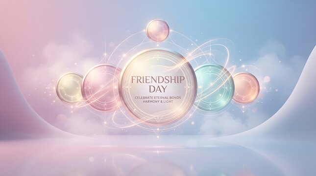 International Friendship Day Transparent Bubble Background