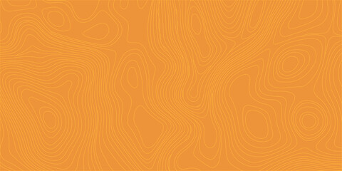 Orange topographic map background with abstract contour lines, seamless graphic design element for web and print. Flowing topographic contour lines across a vibrant orange gradient. © Creative Arts