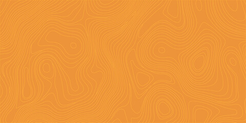 Orange topographic map background with abstract contour lines, seamless graphic design element for web and print. Flowing topographic contour lines across a vibrant orange gradient. © Creative Arts
