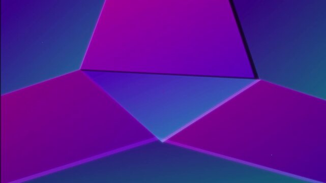 Futuristic Purple Voronoi Network With Glow Effect Vector