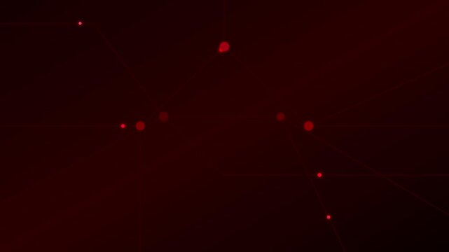 futuristic synaptic pulse loop crimson black vector