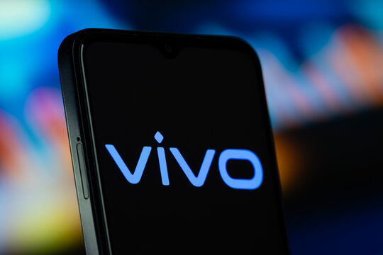 Dongguan, China- 8 July 2026: vivo logo is seen on a smartphone.